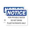 Signmission Non-Potable Water Do Not Drink Plant Nutrients, 7 in W x Rectangle, Vinyl Decal OS-2PACK-NS-D-57-L-15090 - alternate 1